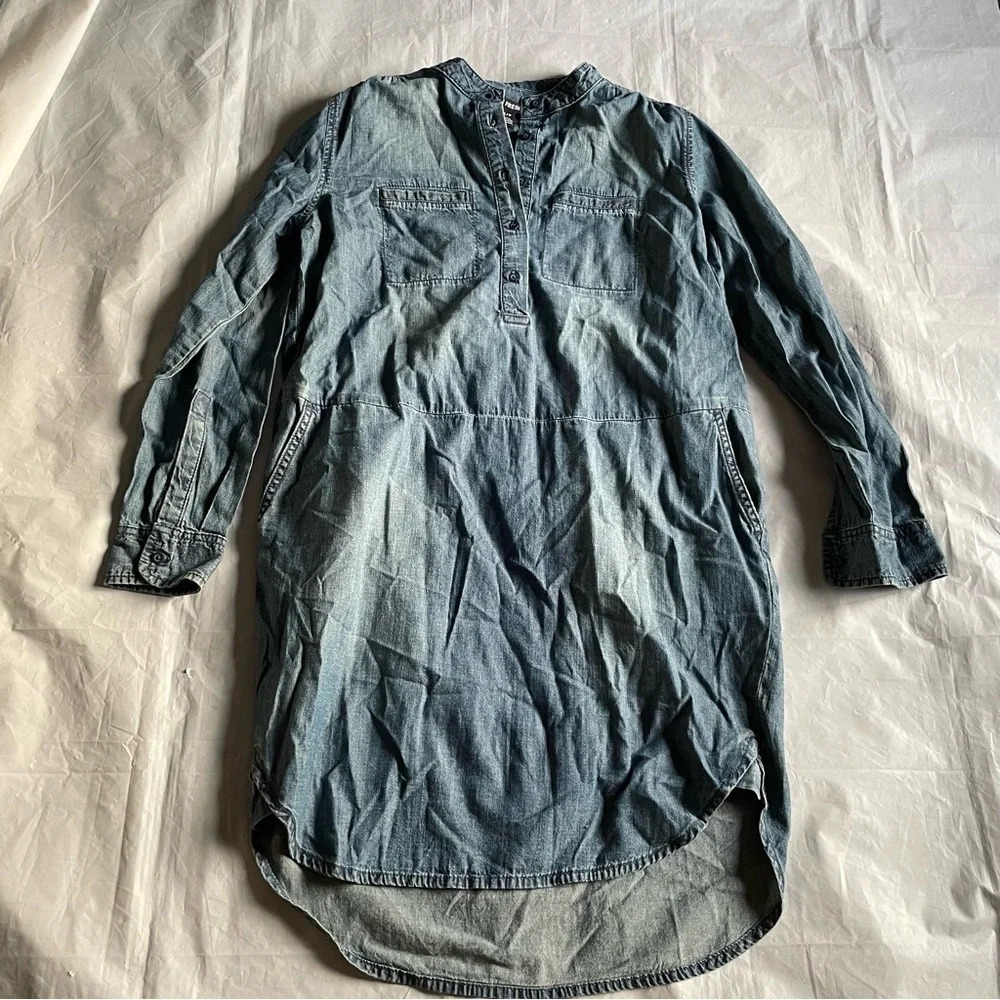 ✨ Joe Fresh Blue Jeans Shirt  Dress! Woman’s Size Small ✨ - Picture 7 of 10